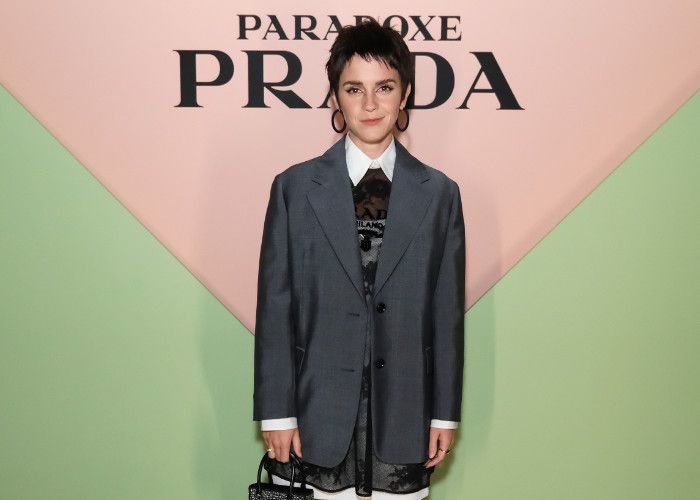 Emma Watson en un evento de Prada 