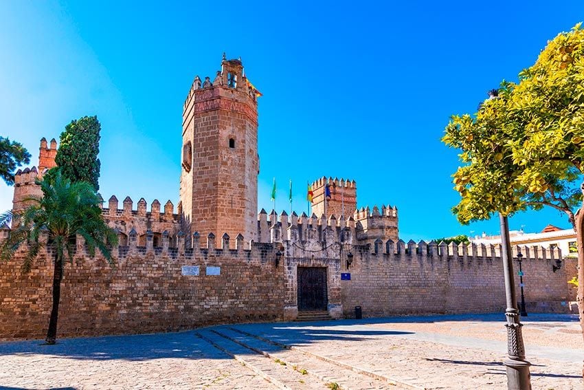 Castillo de San Marcos en El Puerto de Santa María en Cádiz