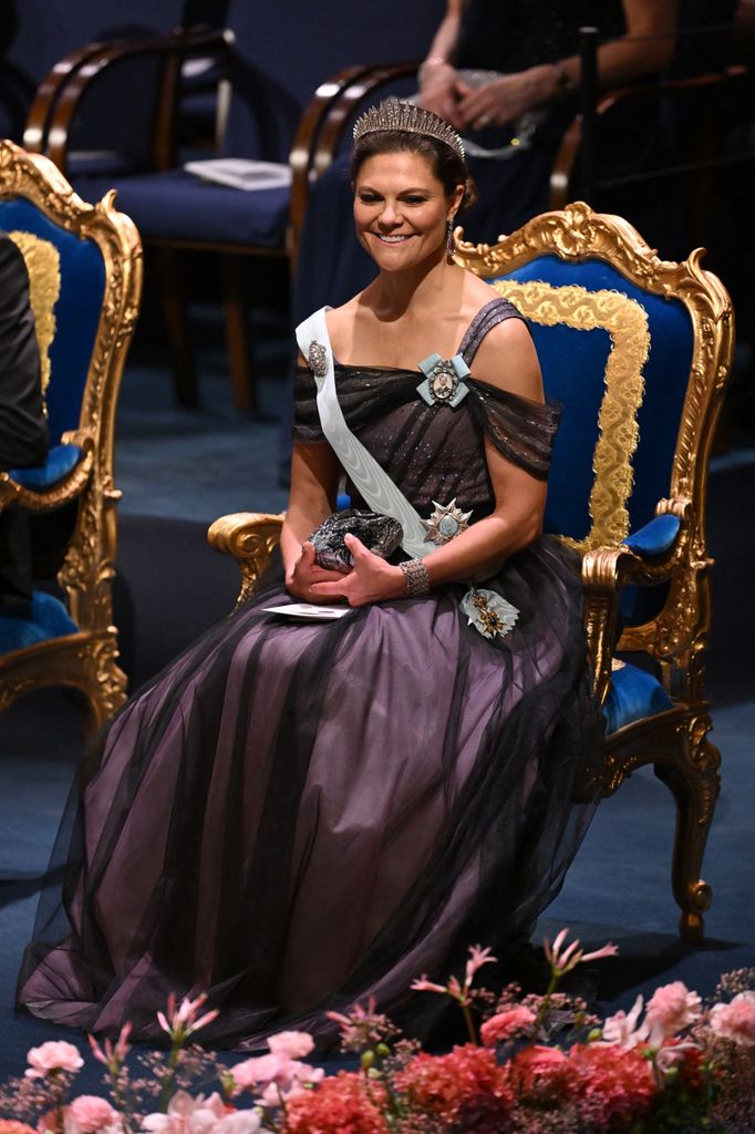 Victoria de Suecia vestido tiara Premios Nobel