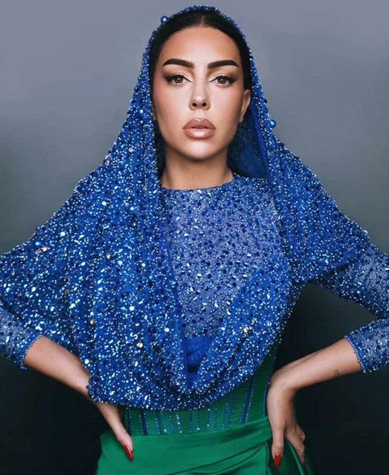 Georgina Rodríguez posa así de espectacular como modelo de lentillas