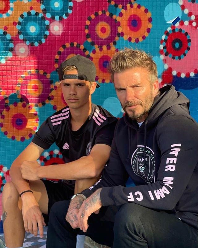 David y Romeo Beckham