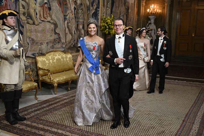 Cena de gala de los reyes de Suecia al matrimonio Macron