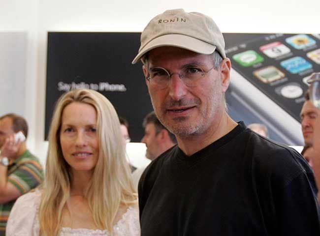 Laurene Powell y Steve Jobs