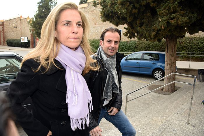 Arantxa Sánchez Vicario con su ex Josep Santacana