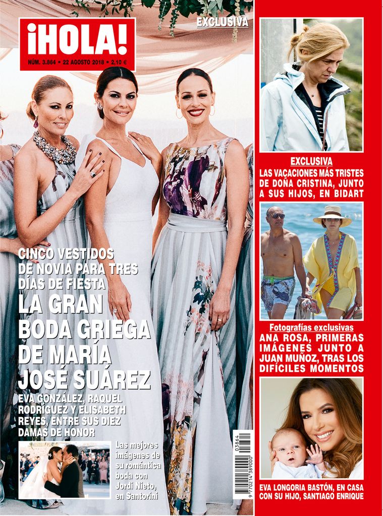 HOLA 4172 PORTADA DE LA BODA DE MARÍA JOSÉ SUÁREZ