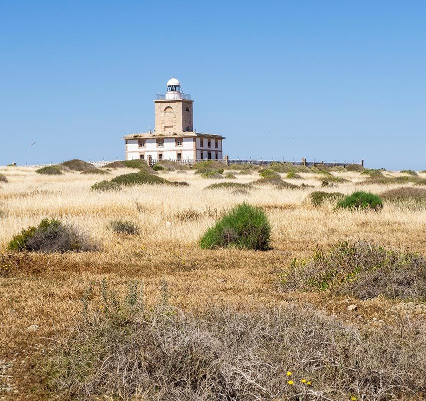 Viejo faro de la isla de Tabarca