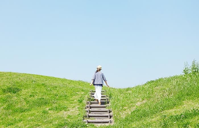 Subir escaleras para tonificar glúteos 