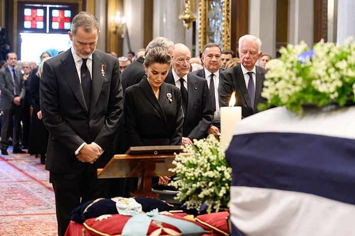 recibimiento de Pablo de Grecia a su primo, Felipe VI y a doña Letizia