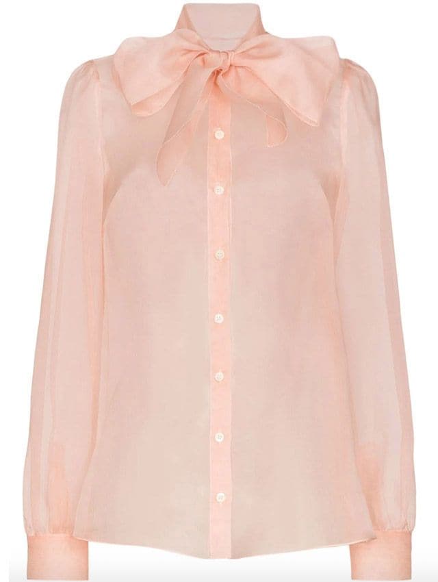 tendencias blusa organza dolce