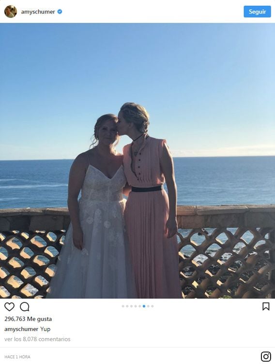 Amy Schumer y Chris Fischer se han casado