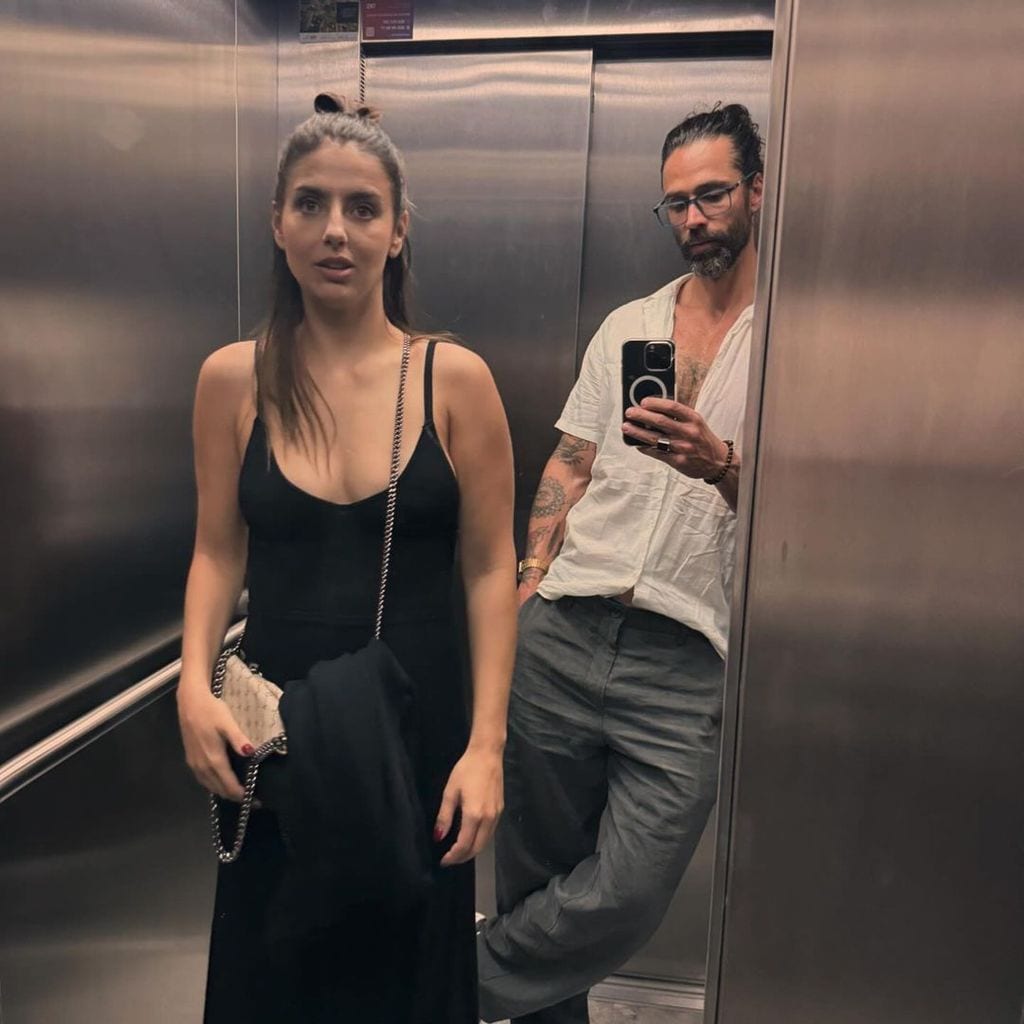 Michelle Renaud y Matías Novoa