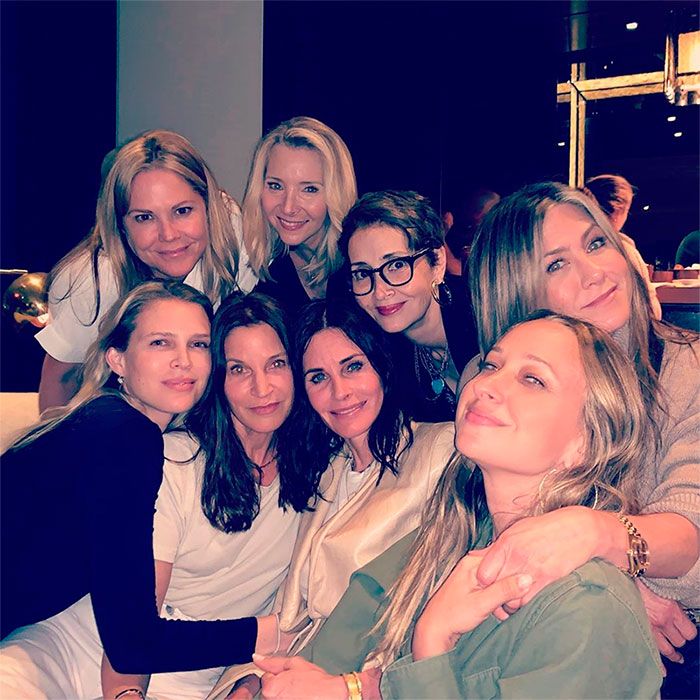 Jennifer Meyer en el cumple de Courteney Cox