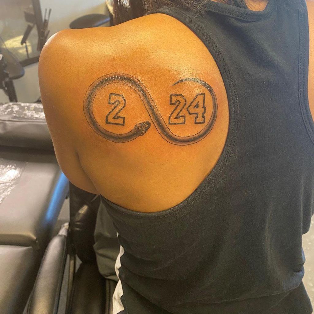 Tatuaje de Kobe Bryant y Gianna