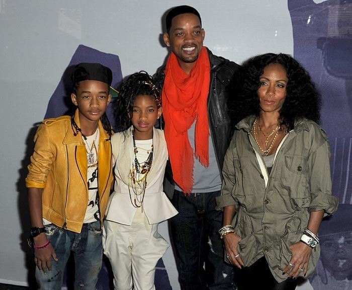 Will Smith con su familia