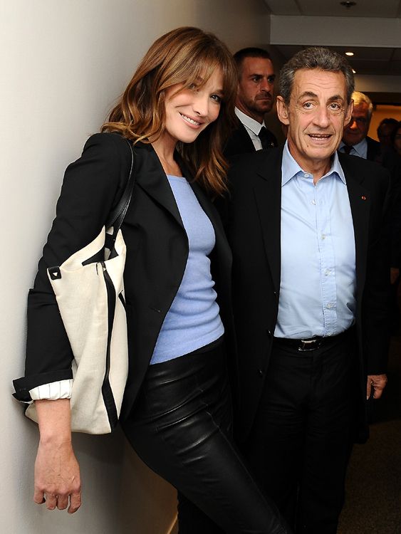 Carla Bruni y Nicolas Sarkozy 