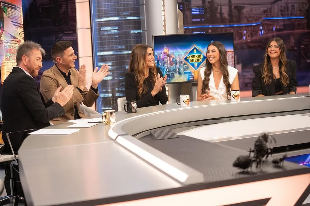 Joaquín Sánchez con su familia en El Hormiguero