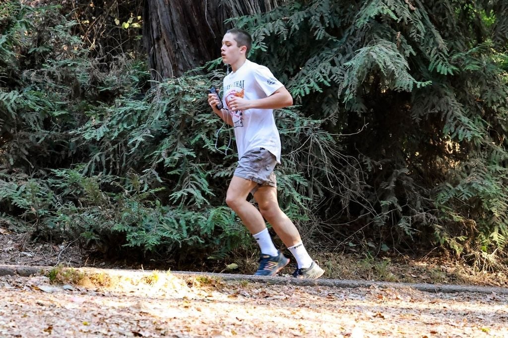 Knox, de 16 años, salió a correr por Griffith Park en Los Ángeles.
