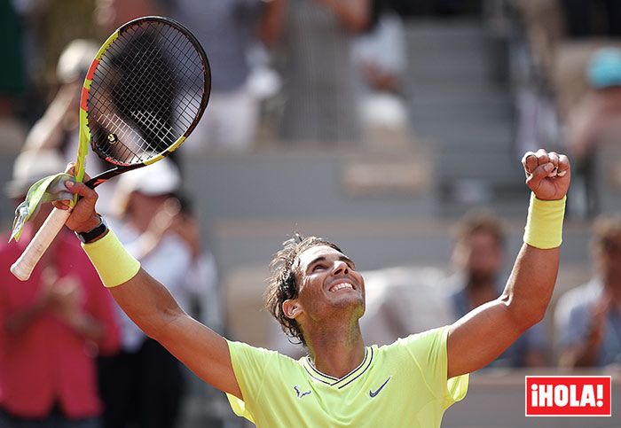 Rafa Nadal y Mery Perelló: celebración por partida doble en París