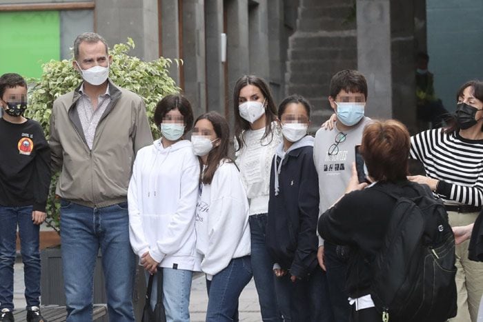 Los reyes Felipe y Letizia, en La Palma