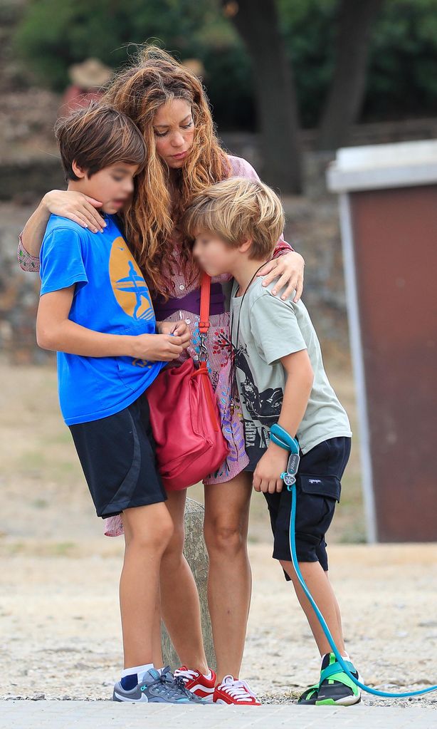 Shakira y sus hijos