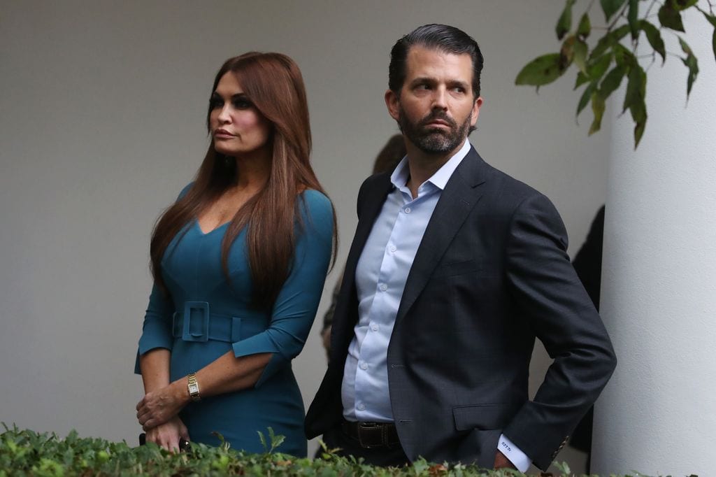  Donald Trump Jr. no se refirió directamente a su separación de Kimberly Guilfoyle.