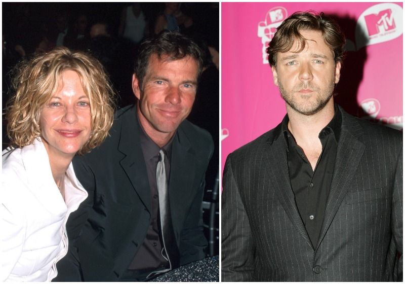 Dennis Quais Meg Ryan Russell Crowe triangulos amorosos polemicos hollywood 01