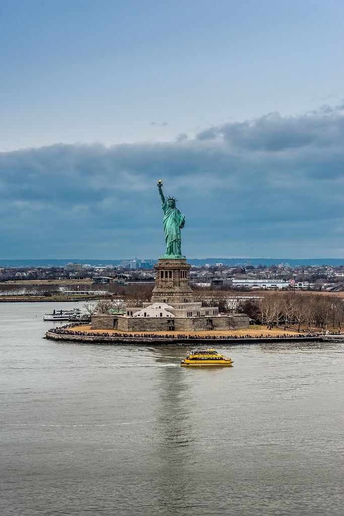 Vistas desde el ferry de State Island