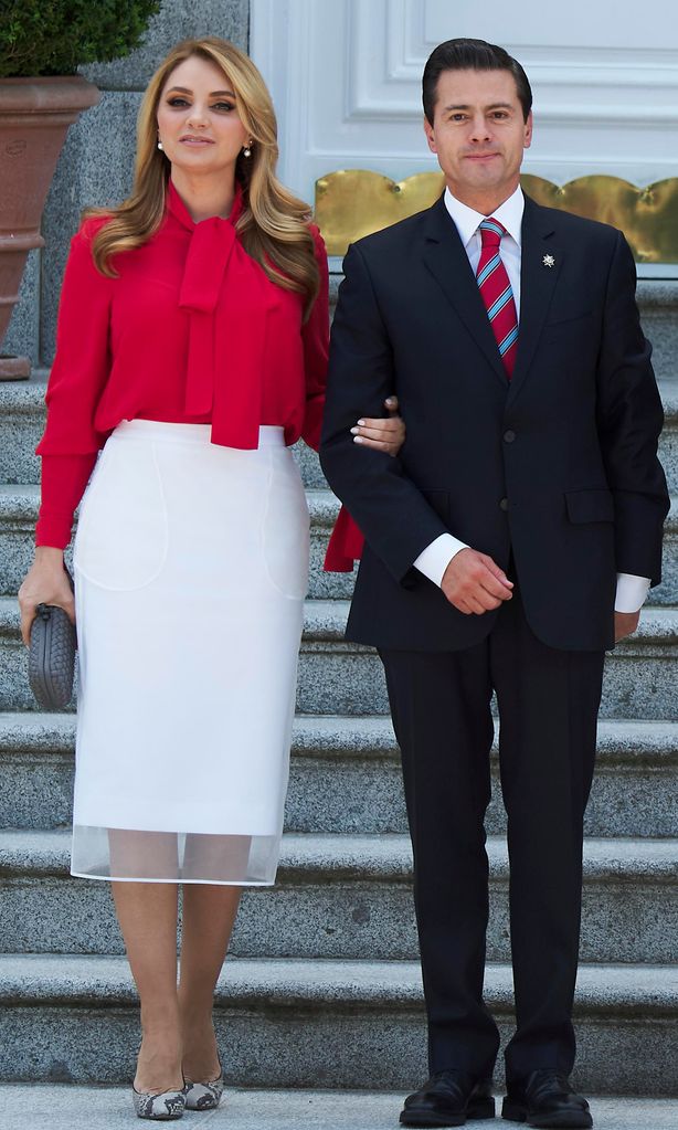 Angélica Rivera y Enrique Peña Nieto