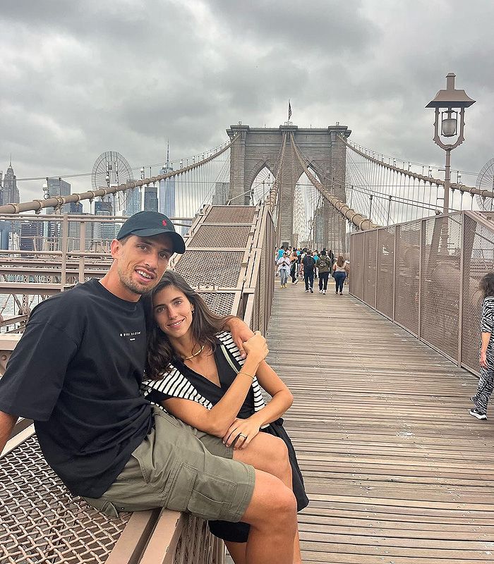 Pedro y su novia Paula en Nueva York 