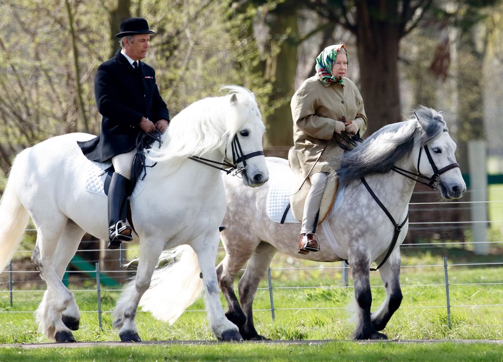 Terry Pendry con la reina Isabel