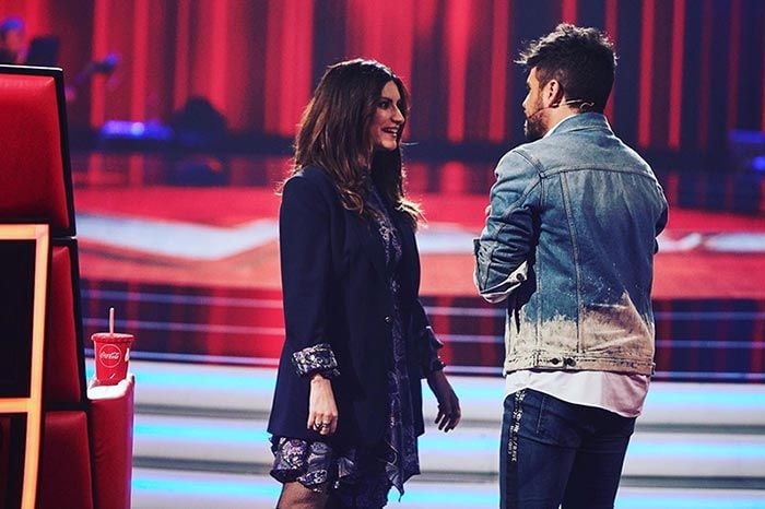 Laura Pausini, en el quinto programa 'La Voz'