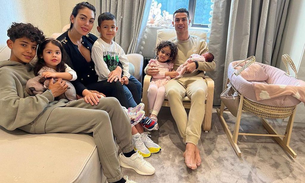 Cristiano Ronaldo, Georgina Rodríguez y familia