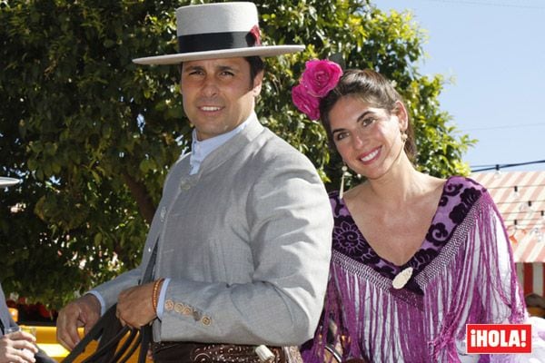 Francisco Rivera y Lourdes Montes, durante la última Feria de Abril sevillana
