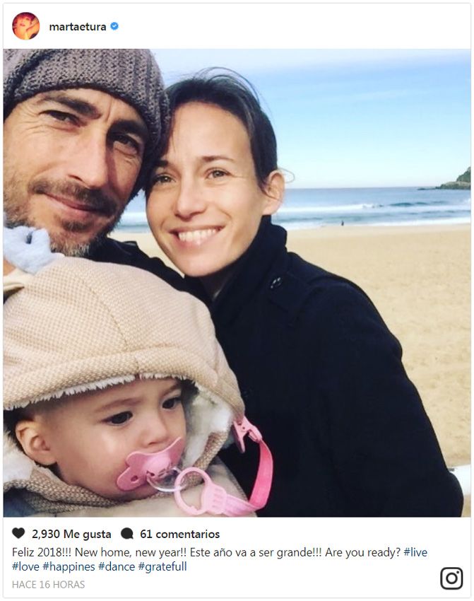 Marta Etura presume de su preciosa familia