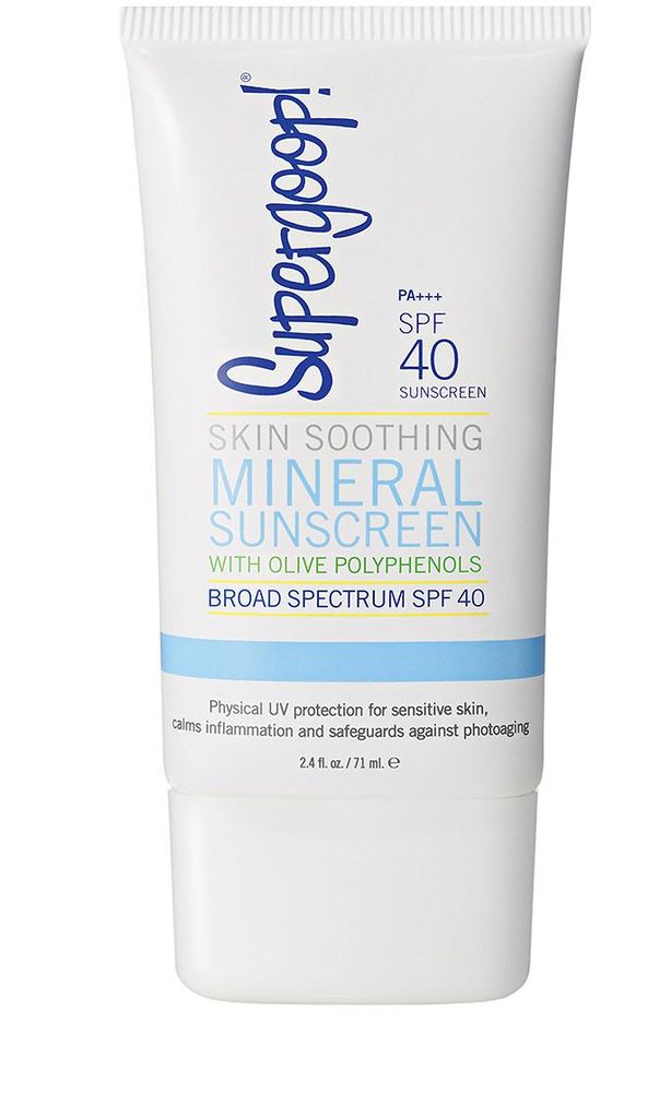 skin soothing mineral sunscreen spf 40