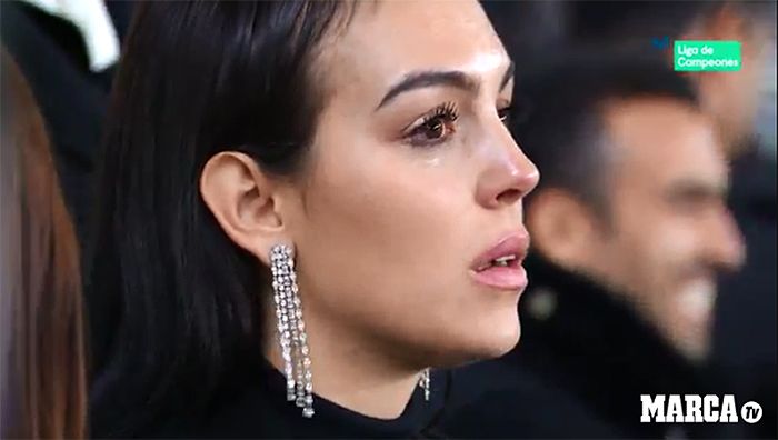 Georgina Rodríguez y sus lágrimas de emoción tras el último triunfo de Cristiano Ronaldo