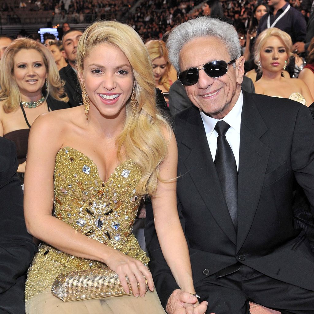 Shakira y su padre, el señor William Mebarak