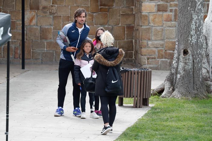 Feliciano López en el Open de la Comunidad de Madrid