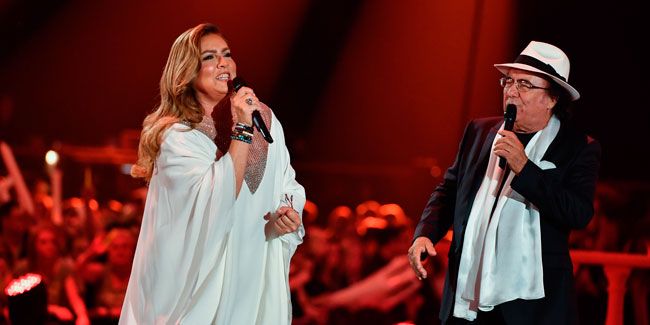 Al Bano Carrisi y Romina Power en uno de sus últimos conciertos