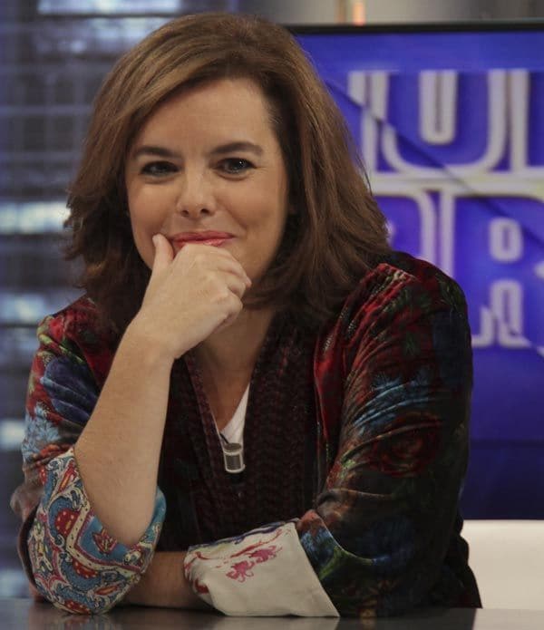 Soraya habló de los temas de la actualidad política como los resultados de las últimas elecciones en Cataluña y la corrupción
