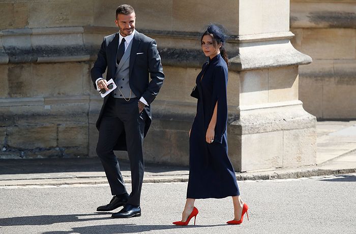 Victoria y David Beckham