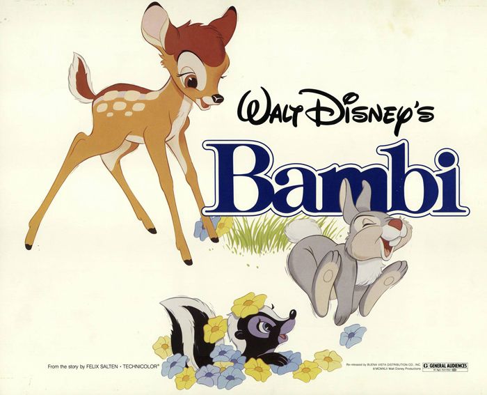 bambi, tambor y flor