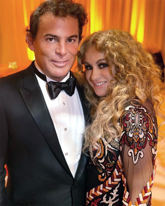 Paulina Rubio y su comentado vestido para los Oscar 