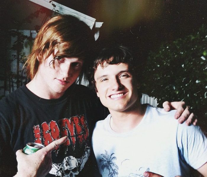 Eddie y Josh Hutcherson