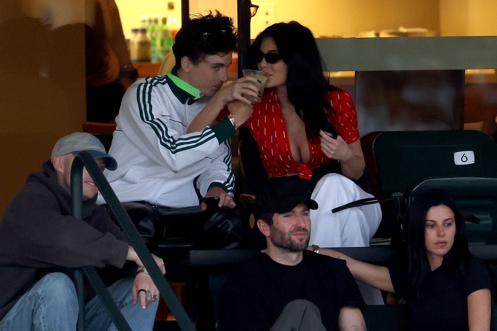 Kylie Jenner and Timothée Chalamet are captured in a romantic moments in public