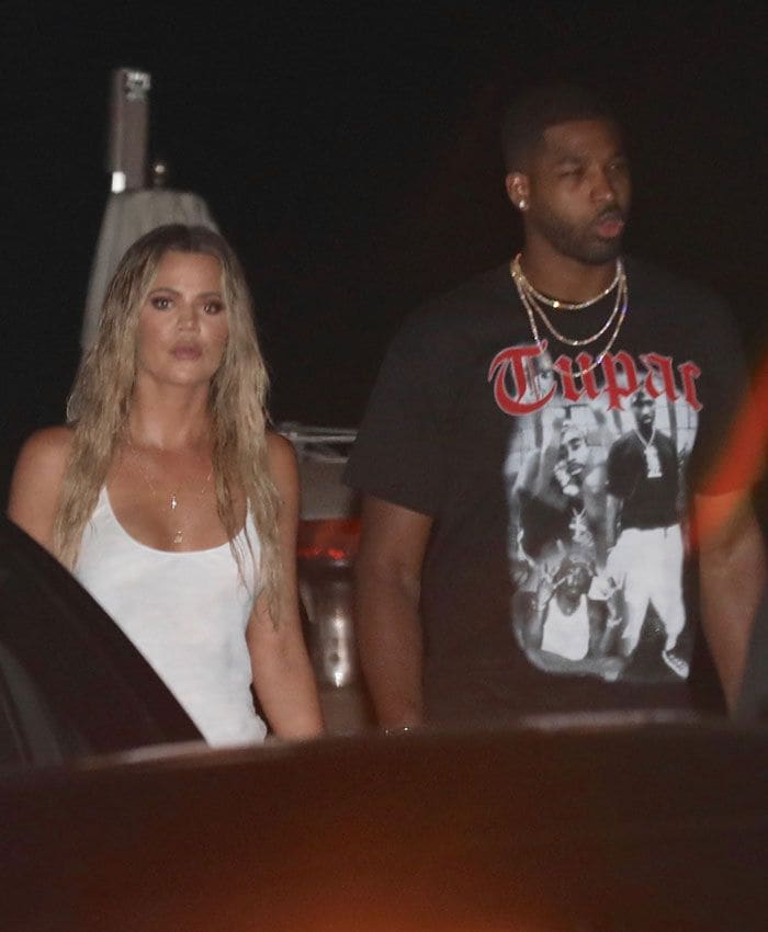 Khloé Kardashian y Tristan Thompson