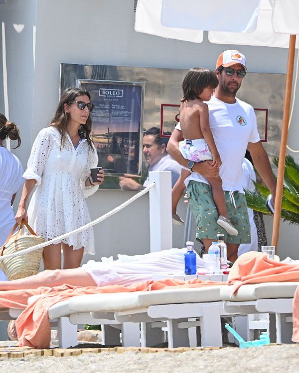 Ana Boyer y Fernando Verdasco con su hijo Miguel 