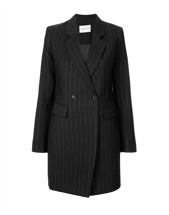 blazer vestido negro strateas carlucci farfetch 1a