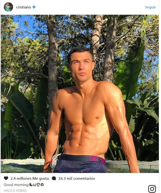 Cristiano Ronaldo de vacaciones