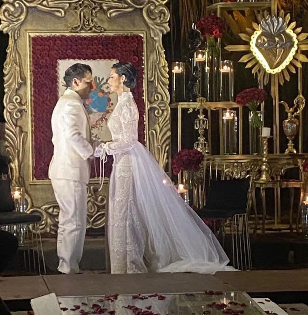 La pareja se juró amor eterno en un íntima ceremonia realizada en Cuernavaca, Morelos